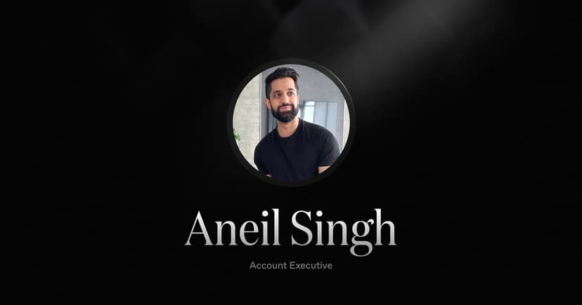 Welcoming Aneil Singh, our new Founding Account Executive